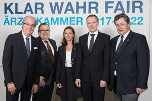 Neues Team der Ärztekammer Steiermark mit Präsident Herwig Lindner gewählt