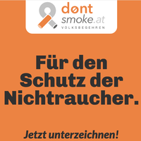 Volksbegehren "Don't Smoke" gestartet - Unterschriften ab sofort möglich.