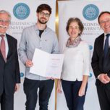 Weiss-Preis 2017 an Neurowissenschaftler Kai Kummer von der Med Uni Innsbruck