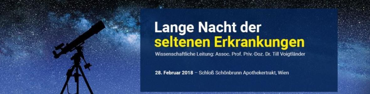 Lange Nacht der seltenen Erkrankungen am 28.02 im Schloss Schönbrunn in Wien