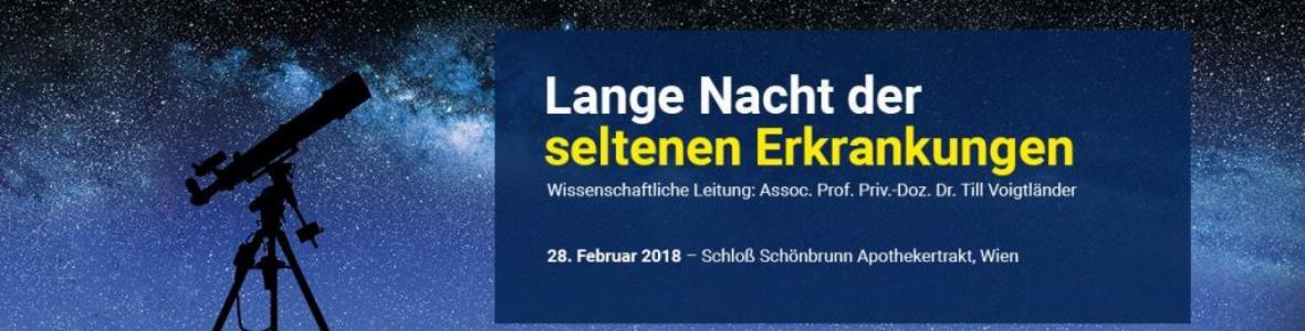 Lange Nacht der seltenen Erkrankungen am 28.02 im Schloss Schönbrunn in Wien