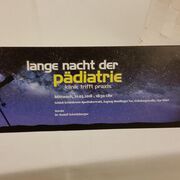 Lange Nacht der Pädiatrie im Schloss Schönbrunn am 21.03