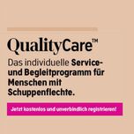 Gut leben mit Psoriasis: QualityCare, das Service- und Begleitprogramm für Betroffene