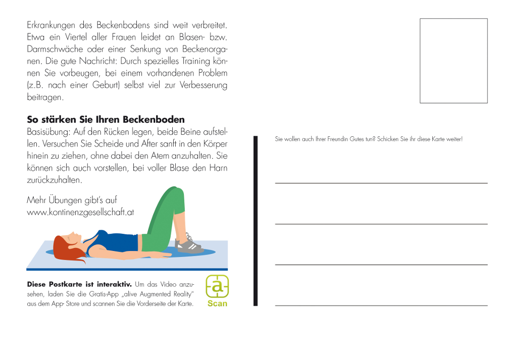 Beckenboden-Training Karte