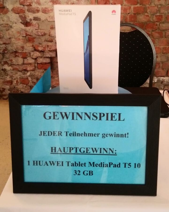 Die Gewinnerin des HUAWEI Tablets steht fest - VIDEO