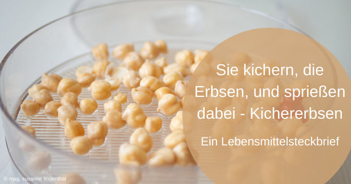 Kichererbsen, die wahrscheinlich immer noch kichern ...