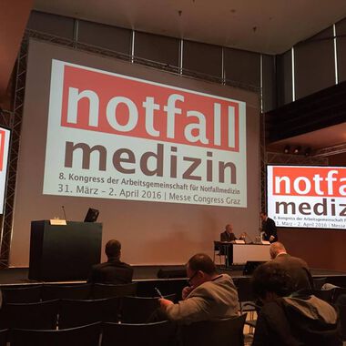Aktuelleste Entwicklungen in der Notfallmedizin, CredoMedia live dabei!
