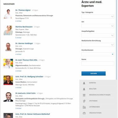Wie können Mediziner ihr Profil in CredoWeb besser positionieren?