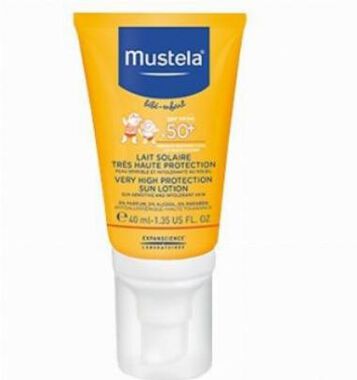 МУСТЕЛА Слънцезащитен лосион за лице SPF50+ 40 мл.