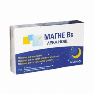 МАГНЕ В6 ЛЕКА НОЩ - 30 таблетки
