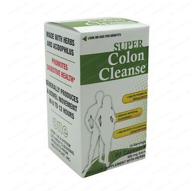 Super Colon Cleanse - 60 капсули