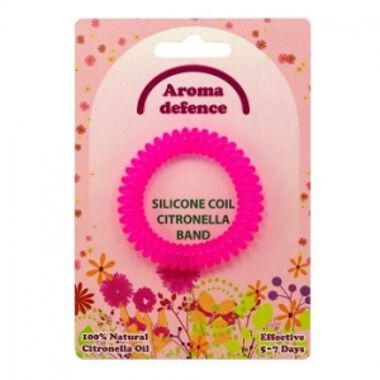 Силиконова гривна Aroma defence (спирала) с аромат на цитронела