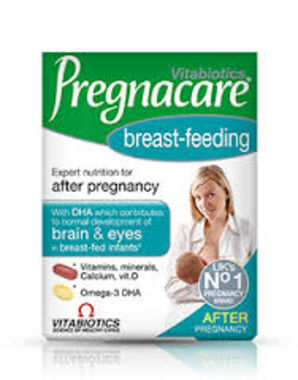Pregnacare Breast-feeding, мултивитаминна формула + Омега-3 за кърмачки, 56 табл. + 28 капс.