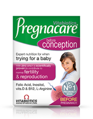 Pregnacare Conception, Комплекс от нутриенти за жени, опитващи да заченат, 30 табл.