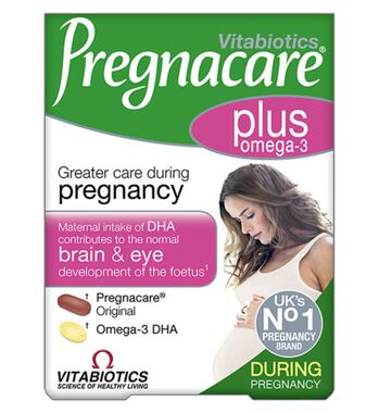 Pregnacare Plus OMEGA-3, Комплекс от витамини, минерали + Омега-3, 28 табл. + 28 капс.