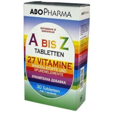 Витамини A-Z - 30 таблетки