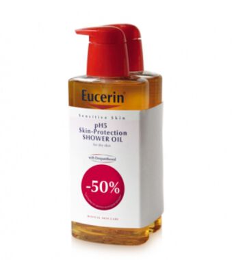 Eucerin pH5 душ-олио - 400ml 1+1