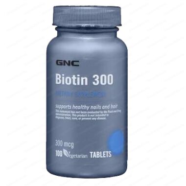 Биотин 300мг х100 таблетки - GNC