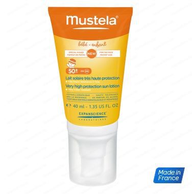 Слънцезащитен лосион Мустела SPF50 - 40мл