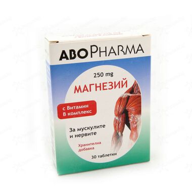 Магнезий + Витамин Б комплекс - 30 таблетки
