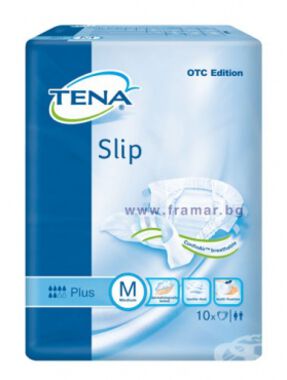 Пелени за възрастни Slip Plus M - 10 броя
