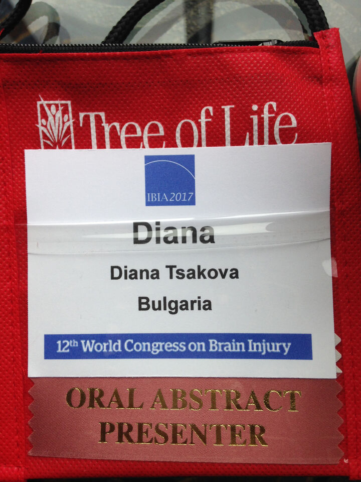 12th World Congress on Brain Injury, March 29 - April 1, 2017, New Orleans, USA.