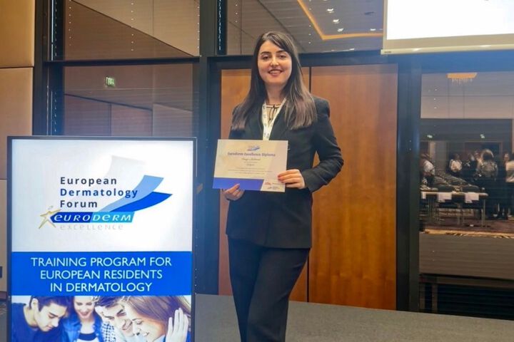 Д-р Иная Махмуд бе избрана единствена от България и завърши курс за най-добрите специализанти по дерматовенерология в цяла Европа