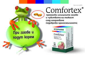 При газове и подут корем търсете Comfortex (видео)