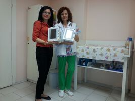 Два монитора за недоносени бебета получи МБАЛ Бургас