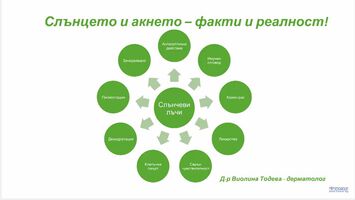 Слънцето и акнето - какви са фактите и реалността! - интервю с д-р Виолина Тодева, дерматолог