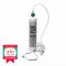 O_PUR Sauerstoff Einweg Stahlflasche mit Dauerventil + Maske 100l