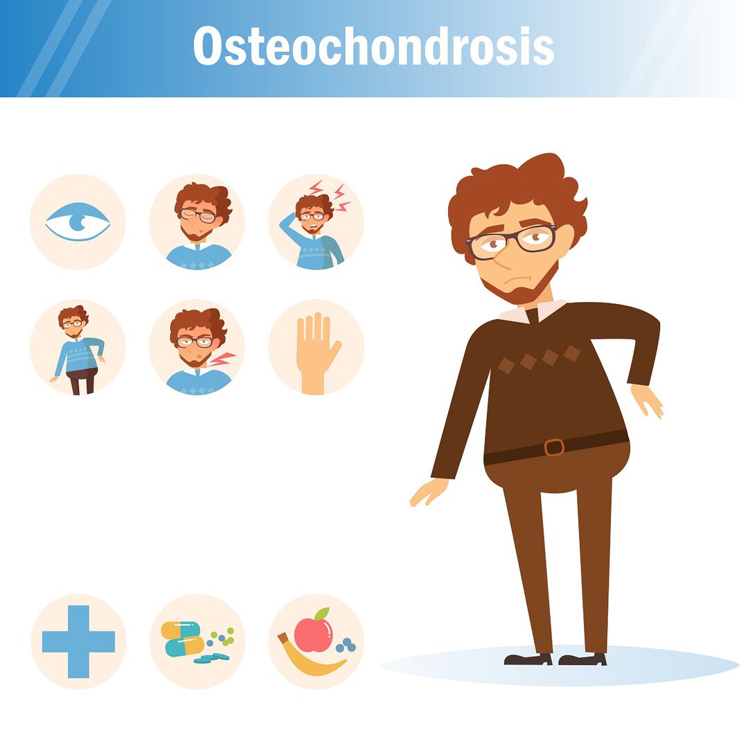 симптоми на остехондроза