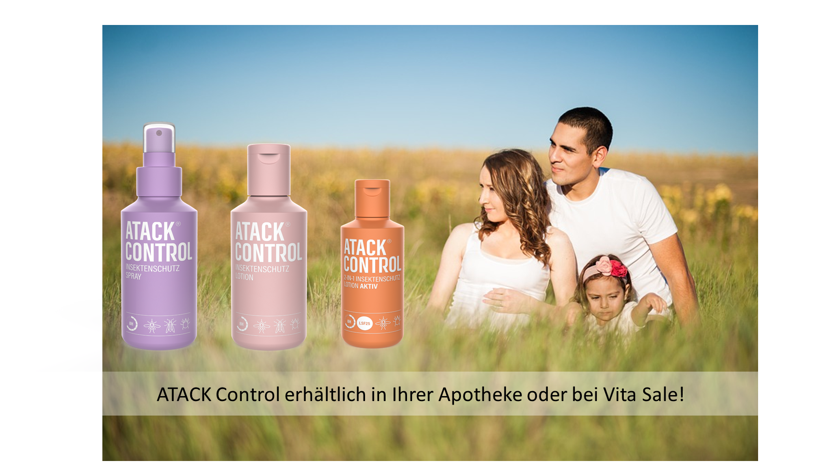 ATACK Control - Insektenschutz für die ganze Familie