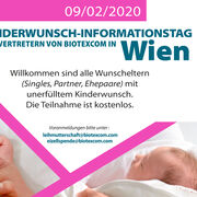 Kinderwunschtage in Wien am 09.02.2020