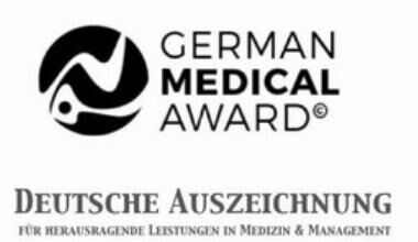 GERMAN MEDICAL AWARD 2017 für herausragende Leistung in Medizin und Management