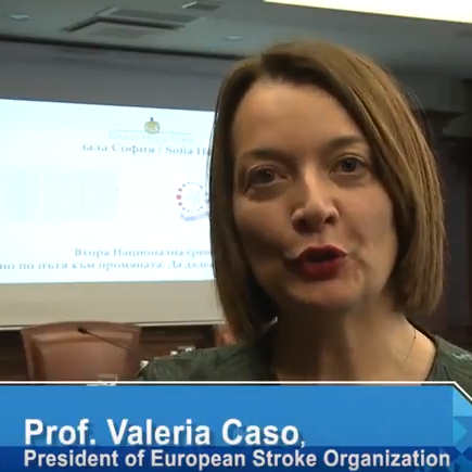 Prof. Valeria Caso about the aim of the European Stroke Organisation