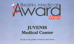 Bezirks Medical Award 2022 für Wien 1 für JUVENIS