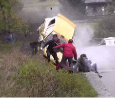 Terrifying Rally Car Crash Almost Crushes Spectators Who Were Unharmed By Miracle! | BuzzWok.com | The Best Buzzing Stories Frying In One Place
