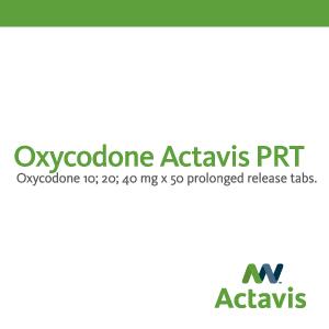 Oxycodone Actavis таблетки с удължено освобождаване