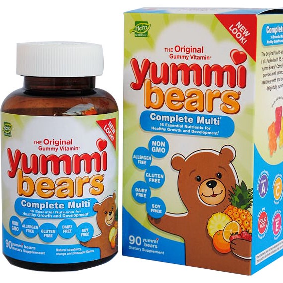 Yummi Bears® Мултивитамини и минерали 90ct