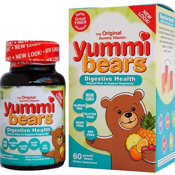 Yummi Bears® Фибри 60ct