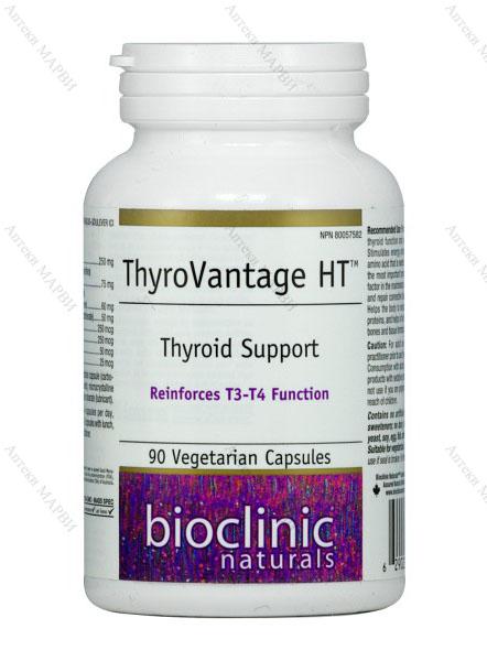 Bioclinic Naturals, Thyro Vantage HT™ - 436 мг, 90 V-капс.
