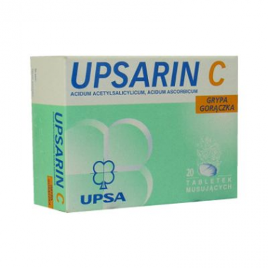 Упсарин C - 20 разтворими таблетки