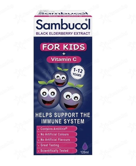 Самбукол - сироп за деца