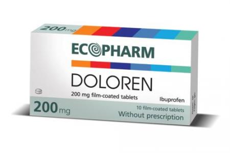 Долорен - таблетки 200мг х10