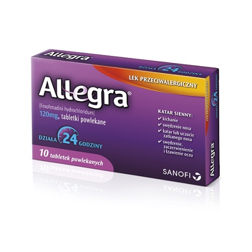 Алегра - таблетки 10 x 120мг