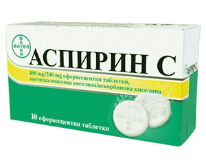 Аспирин + Витамин C - 10 таблетки
