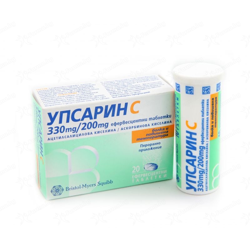 Упсарин с витамин C - 20 таблетки
