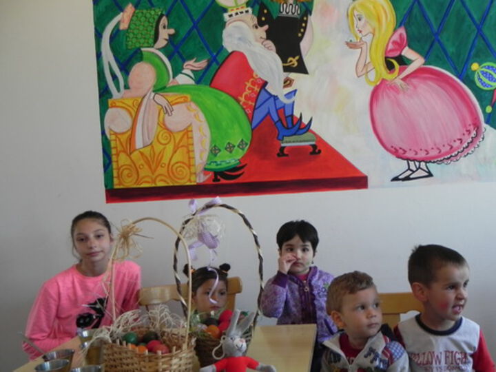 Великденска  работилничка в Детско отделение
