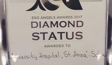 УМБАЛ "Св. Анна"-София АД получи диамантен сертификат от ESO, за успехите си в лечението на инсулти